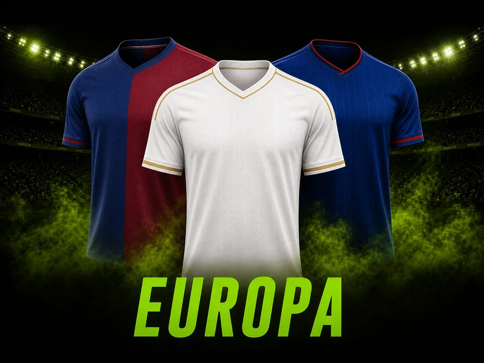 Camisas de clubes europeus